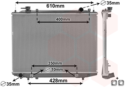 Radiateur Van Wezel 27012709