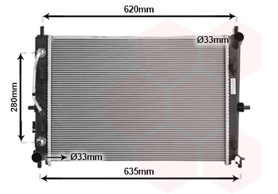 Radiateur Van Wezel 27012713