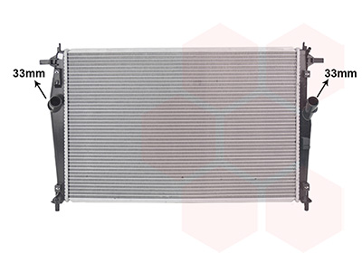 Radiateur Van Wezel 27012716