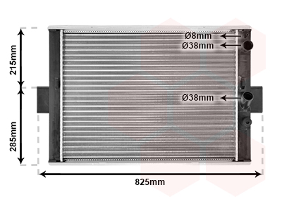 Radiateur Van Wezel 28002062