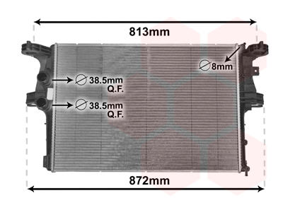 Radiateur Van Wezel 28002126