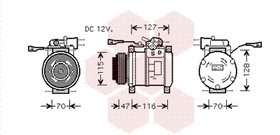 Airco compressor Van Wezel 2800K076