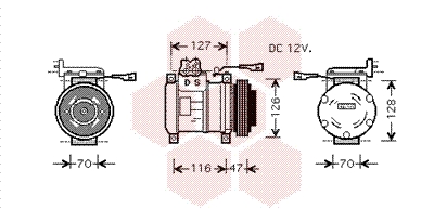 Airco compressor Van Wezel 2800K077