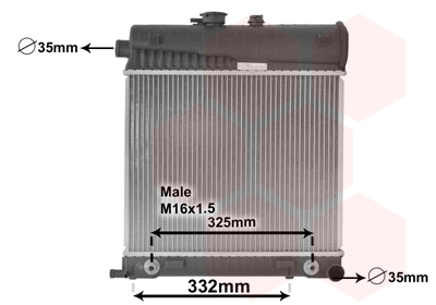 Radiateur Van Wezel 30002150