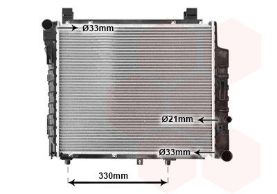 Radiateur Van Wezel 30002155