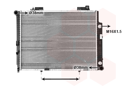 Radiateur Van Wezel 30002209