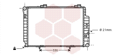 Radiateur Van Wezel 30002235