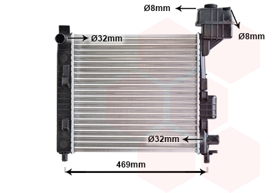 Radiateur Van Wezel 30002247