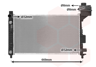 Radiateur Van Wezel 30002248