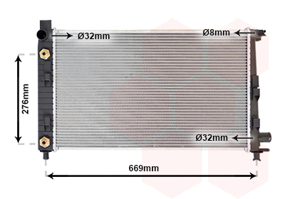 Radiateur Van Wezel 30002282