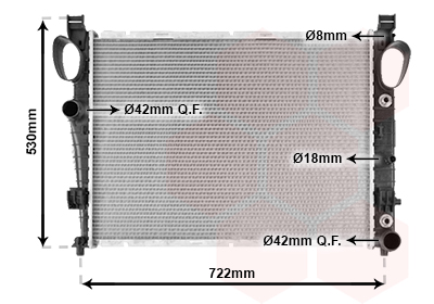 Radiateur Van Wezel 30002306