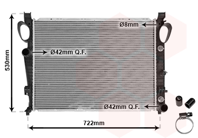 Radiateur Van Wezel 30002311