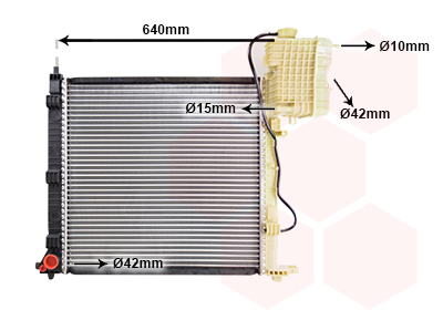 Radiateur Van Wezel 30002336