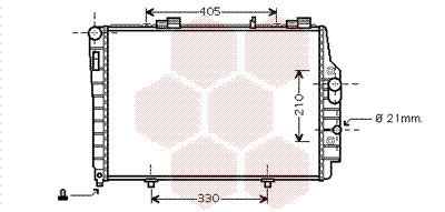 Radiateur Van Wezel 30002337