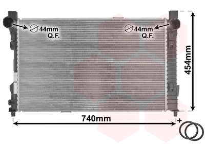 Radiateur IR PLUS Van Wezel 30002338