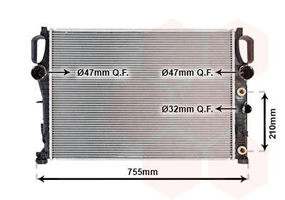 Radiateur Van Wezel 30002342