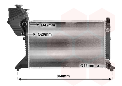 Radiateur Van Wezel 30002343