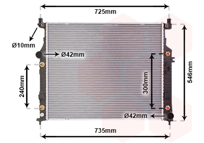 Radiateur Van Wezel 30002436