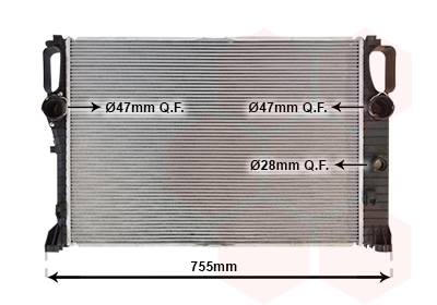 Radiateur Van Wezel 30002459