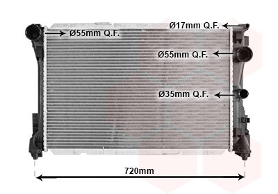 Radiateur Van Wezel 30002693