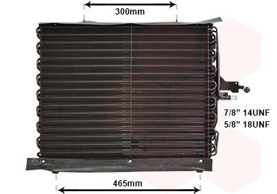 Airco condensor Van Wezel 30005169