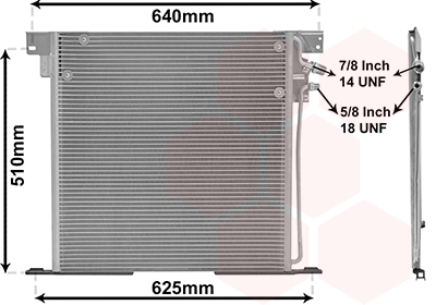 Airco condensor Van Wezel 30005220