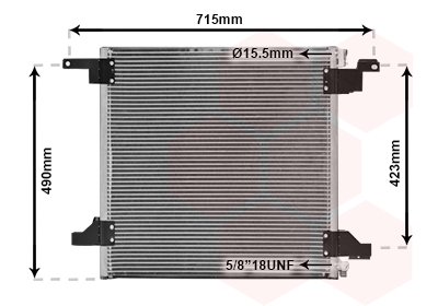 Airco condensor Van Wezel 30005377