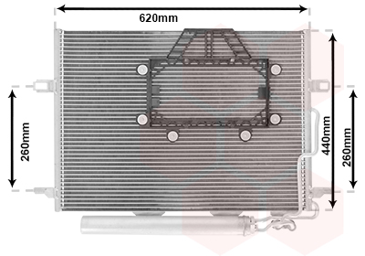 Airco condensor Van Wezel 30005562