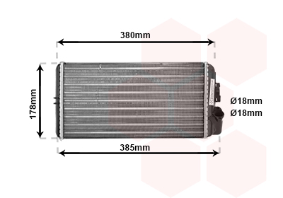 Kachelradiateur Van Wezel 30006188