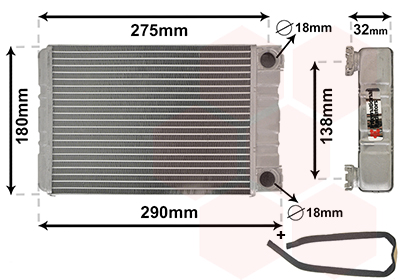 Kachelradiateur Van Wezel 30006312