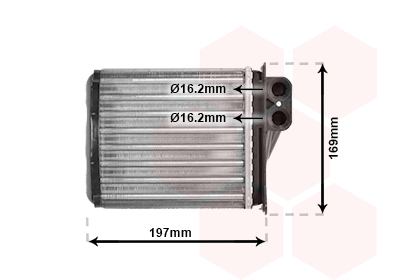 Kachelradiateur Van Wezel 30006400