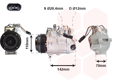 Airco compressor Van Wezel 3000K676