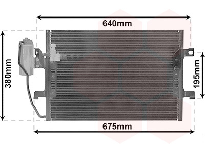 Airco condensor Van Wezel 30015289