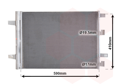 Airco condensor Van Wezel 30015712