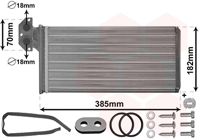 Kachelradiateur Van Wezel 30016701