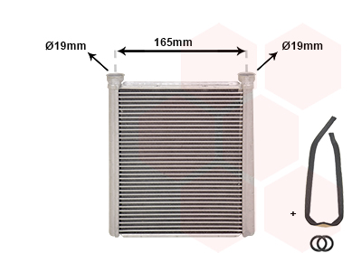 Kachelradiateur Van Wezel 30016703