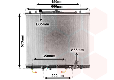 Radiateur Van Wezel 32002156