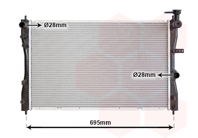 Radiateur Van Wezel 32002172