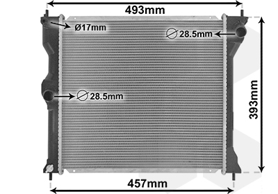 Radiateur Van Wezel 32002243