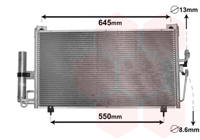 Airco condensor Van Wezel 32005213