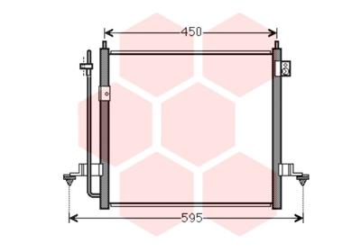 Airco condensor Van Wezel 32005239