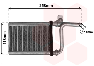 Kachelradiateur Van Wezel 32006254