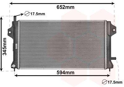 Radiateur Van Wezel 32012701