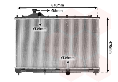 Radiateur Van Wezel 32012708