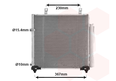 Airco condensor Van Wezel 32015702