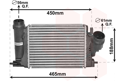 Interkoeler Van Wezel 33014701