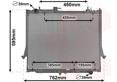 Radiateur Van Wezel 36012700