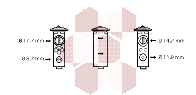 Airco expansieklep Van Wezel 37001375