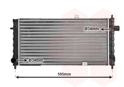 Radiateur Van Wezel 37002054