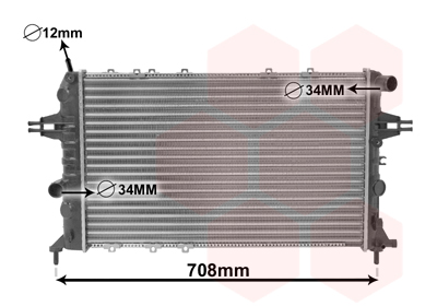 Radiateur Van Wezel 37002293